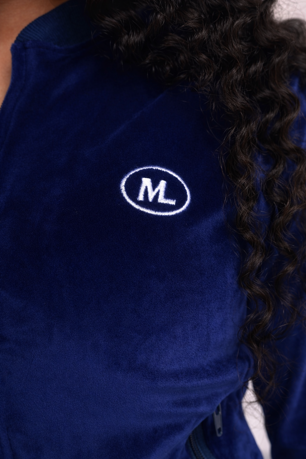 Mulalux Velour Jacket - Navy